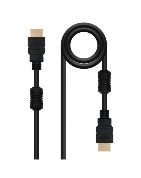 Cable HDMI 1.4 Nanocable 10.15.1802/ HDMI Macho - HDMI Macho/ 1.8m/ Negro - Imagen 2