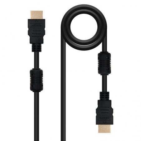 Cable HDMI 1.4 Nanocable 10.15.1802/ HDMI Macho - HDMI Macho/ 1.8m/ Negro - Imagen 2