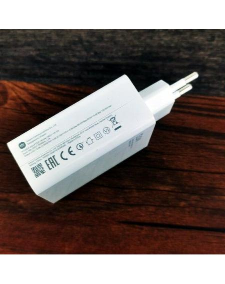 Cargador de Pared Xiaomi Charging Combo (Tipo-A)/ 1xUSB + Cable USB Tipo-C/ 120W
