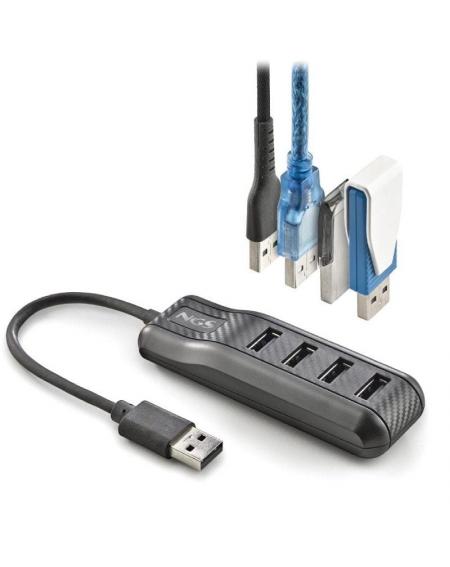 Hub USB NGS PORT2.0/ 4 Puertos USB 2.0