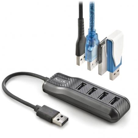 Hub USB NGS PORT2.0/ 4 Puertos USB 2.0