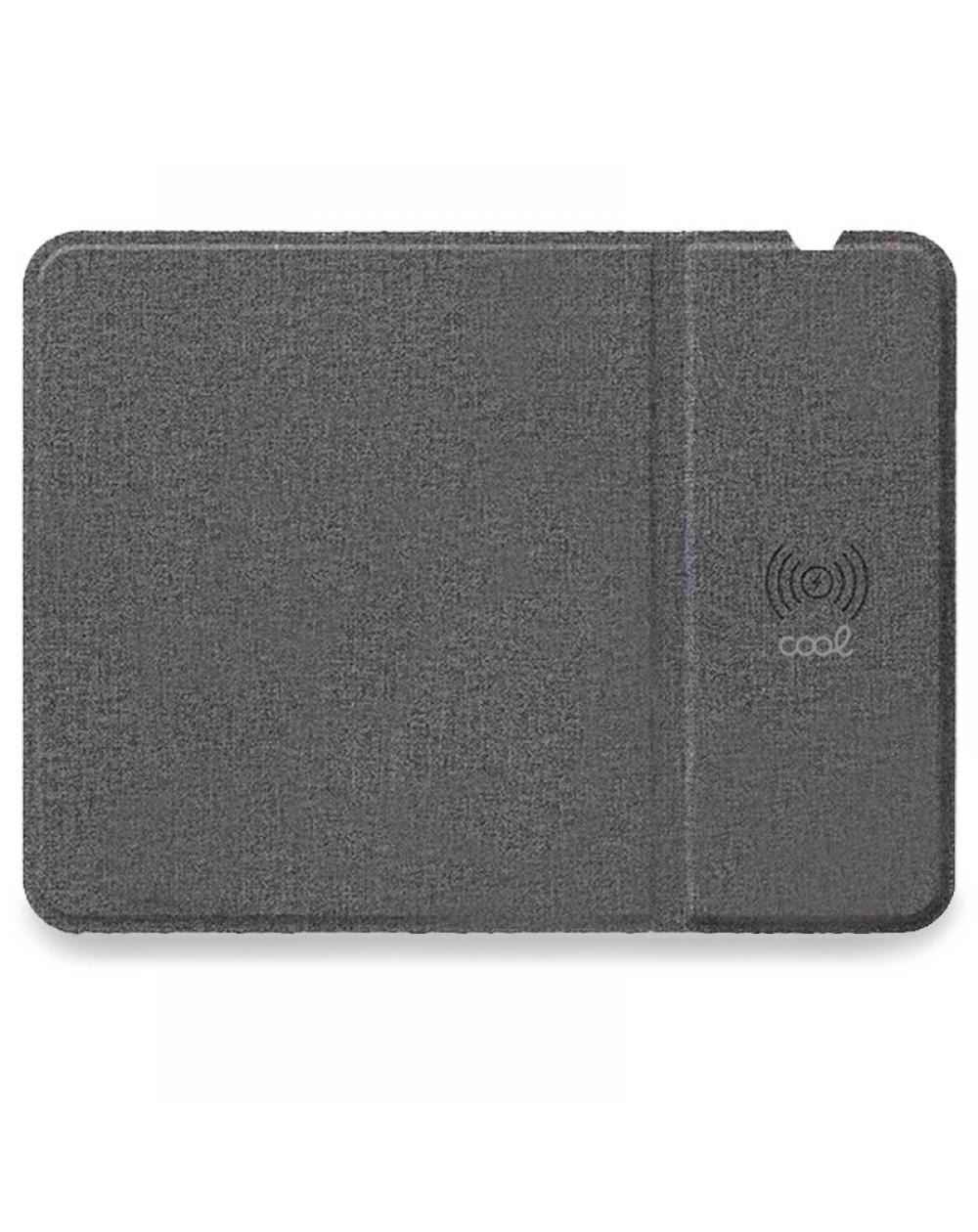 Alfombrilla Ratón COOL Mousepad + Base Carga Inalámbrica Qi 15W