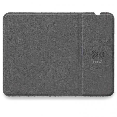 Alfombrilla Ratón COOL Mousepad + Base Carga Inalámbrica Qi 15W