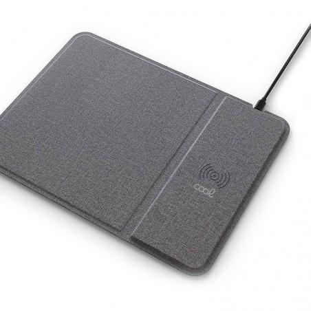 Alfombrilla Ratón COOL Mousepad + Base Carga Inalámbrica Qi 15W