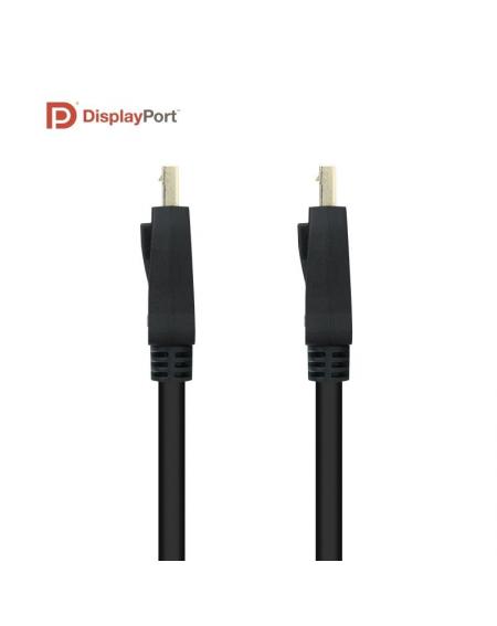 Cable Displayport 1.4 8K Nanocable 10.15.2502/ Displayport Macho - Displayport Macho/ 2m/ Certificado/ Negro - Imagen 4