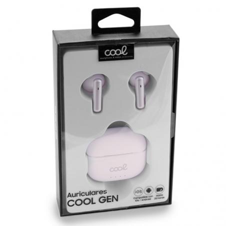 Auriculares Stereo Bluetooth Dual Pod Earbuds COOL Gen Blanco