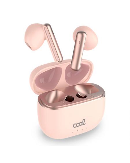 Auriculares Stereo Bluetooth Dual Pod Earbuds COOL Gen Rosa