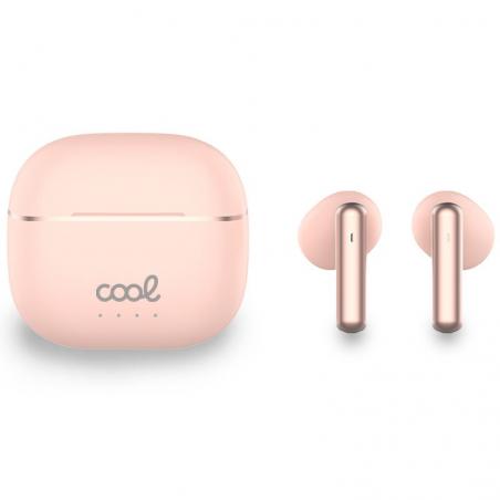 Auriculares Stereo Bluetooth Dual Pod Earbuds COOL Gen Rosa