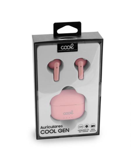 Auriculares Stereo Bluetooth Dual Pod Earbuds COOL Gen Rosa