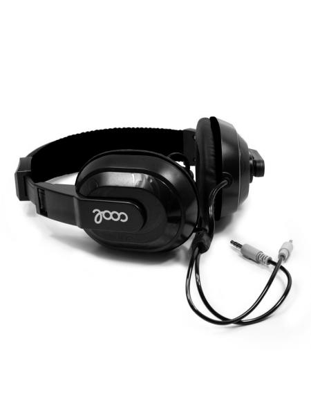 Auriculares Stereo Oficina COOL Dublin con micro Negro