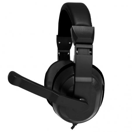 Auriculares Stereo Oficina COOL Dublin con micro Negro