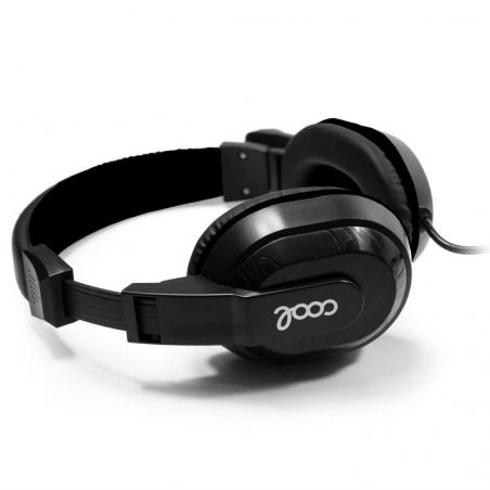 Auriculares Stereo Oficina COOL Dublin con micro Negro