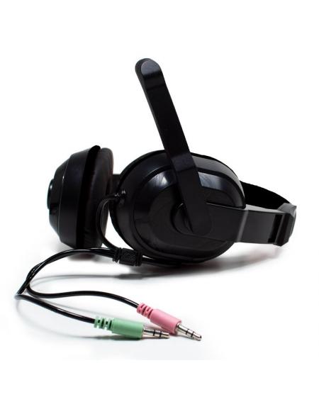 Auriculares Stereo Oficina COOL Dublin con micro Negro