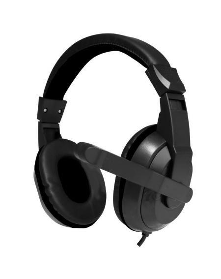 Auriculares Stereo Oficina COOL Dublin con micro Negro