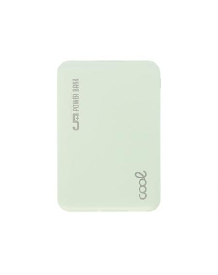 Bateria Externa Power Bank 5000 mAh COOL Leather Verde