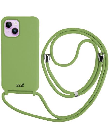 Carcasa COOL para iPhone 14 Cordón Liso Pistacho