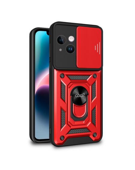 Carcasa COOL para iPhone 14 Plus Hard Ring Rojo