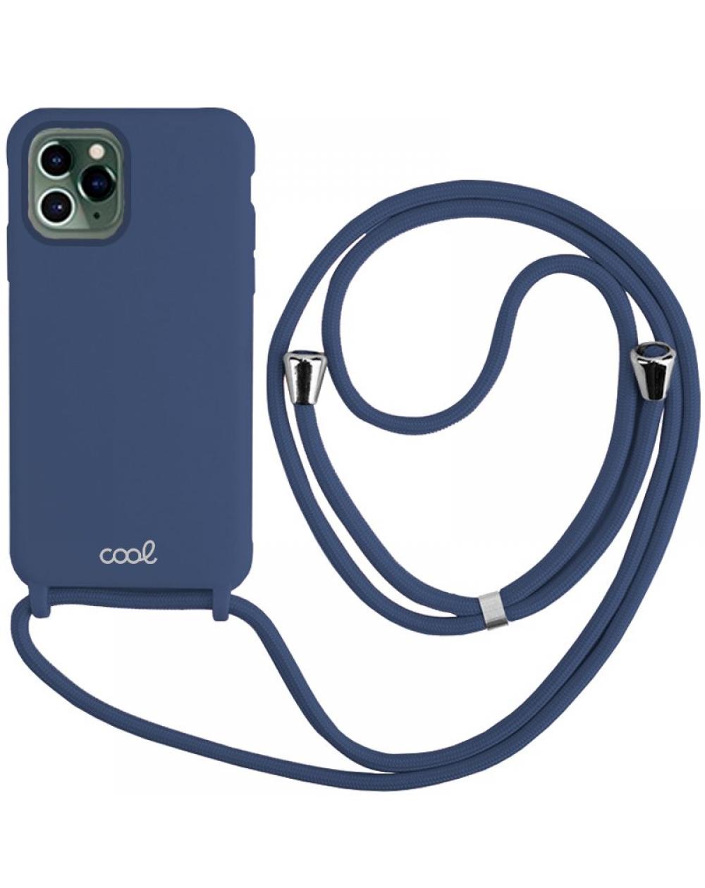 Carcasa COOL para iPhone 14 Pro Cordón Liso Marino