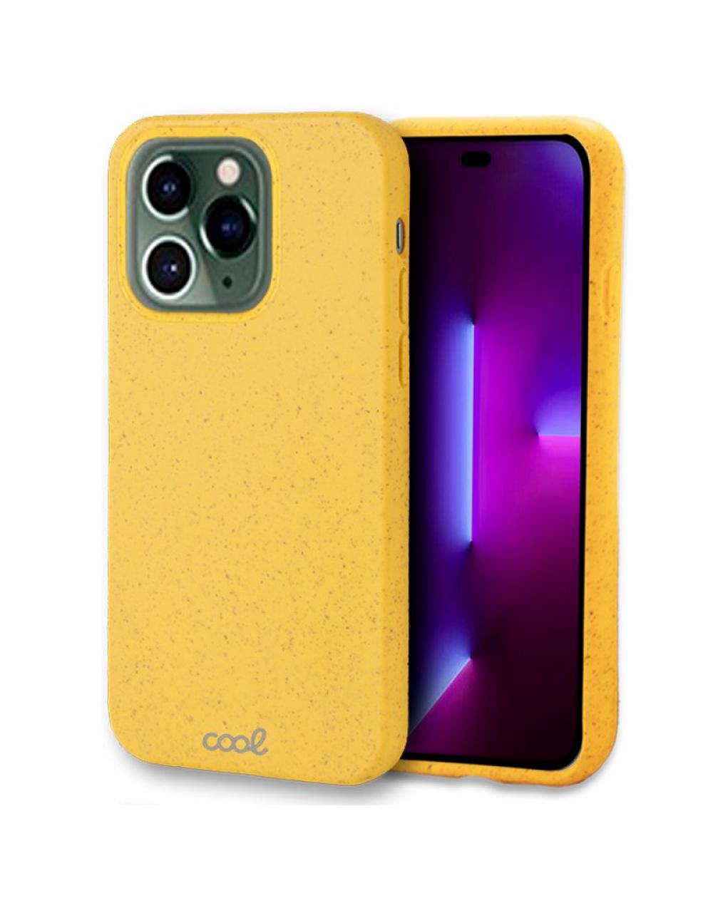 Carcasa COOL para iPhone 14 Pro Eco Biodegradable Amarillo