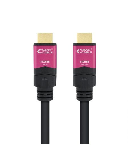 Cable HDMI Nanocable 10.15.3730/ HDMI Macho - HDMI Macho/ 30m/ Negro - Imagen 2