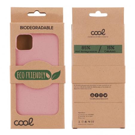 Carcasa COOL para iPhone 14 Pro Max Eco Biodegradable Rosa