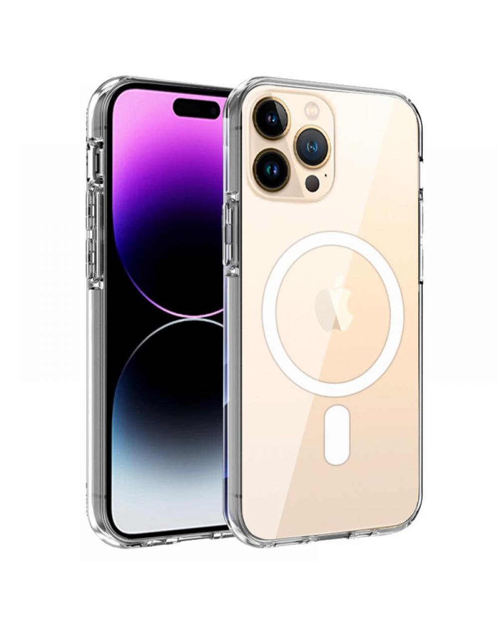 Carcasa COOL para iPhone 14 Pro Max Magnética Transparente