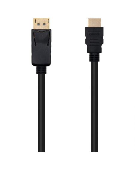 Cable Displayport Nanocable 10.15.4305/ Displayport Macho - HDMI Macho/ 5m/ Negro - Imagen 2