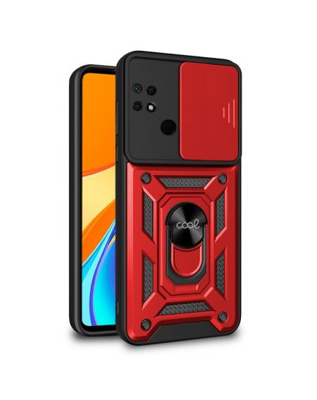 Carcasa COOL para Xiaomi Redmi 9C / 10A Hard Ring Rojo