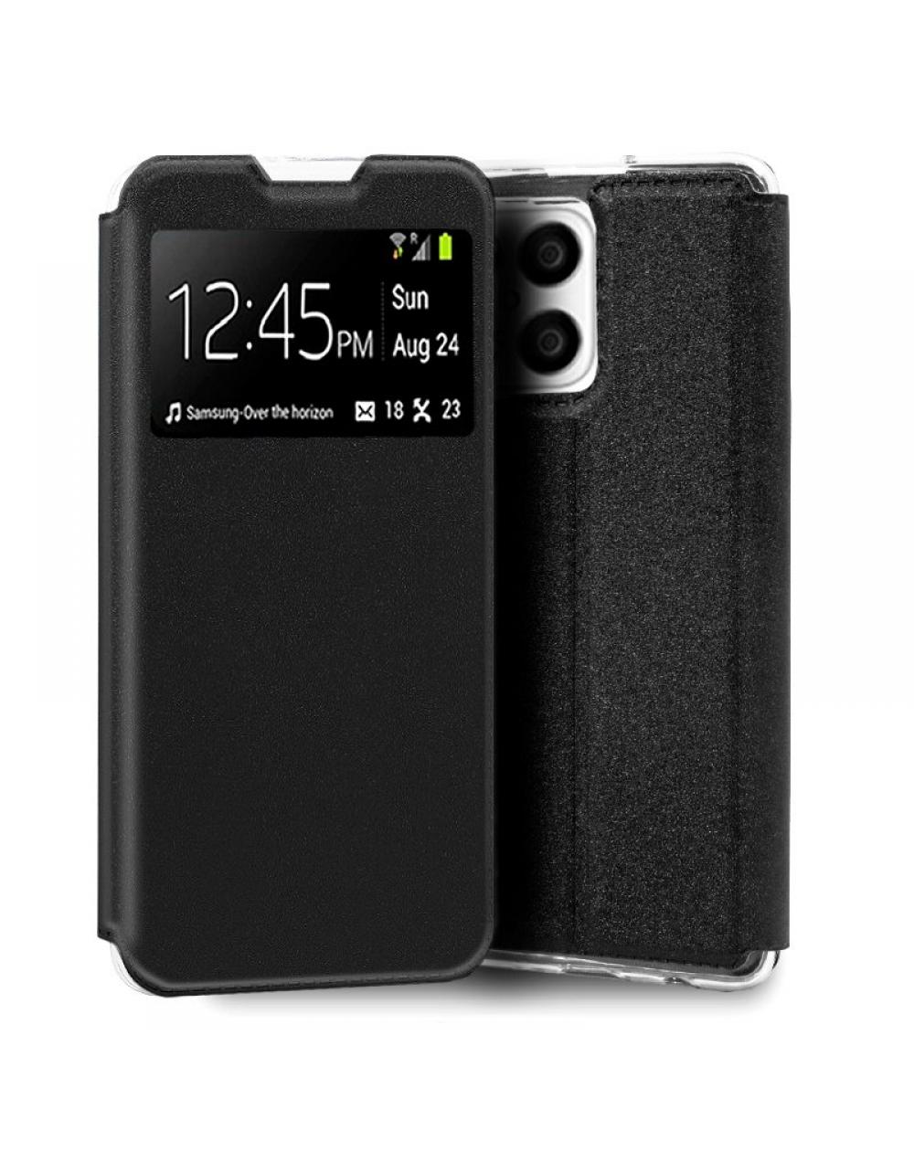 Funda COOL Flip Cover para Huawei Honor X8 5G Liso Negro