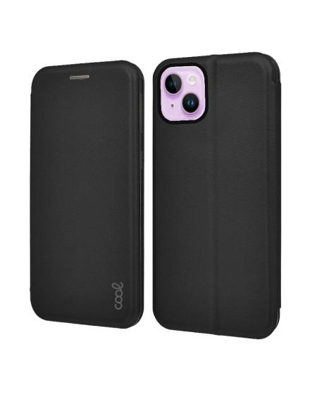 Funda COOL Flip Cover para iPhone 14 Elegance Negro