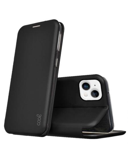 Funda COOL Flip Cover para iPhone 14 Plus Elegance Negro