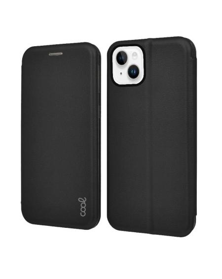 Funda COOL Flip Cover para iPhone 14 Plus Elegance Negro