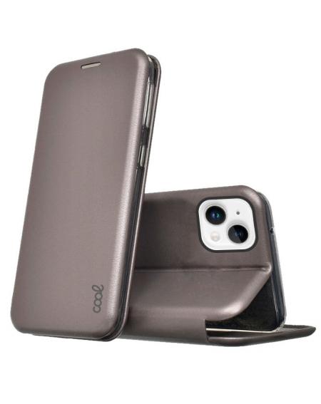 Funda COOL Flip Cover para iPhone 14 Plus Elegance Plata