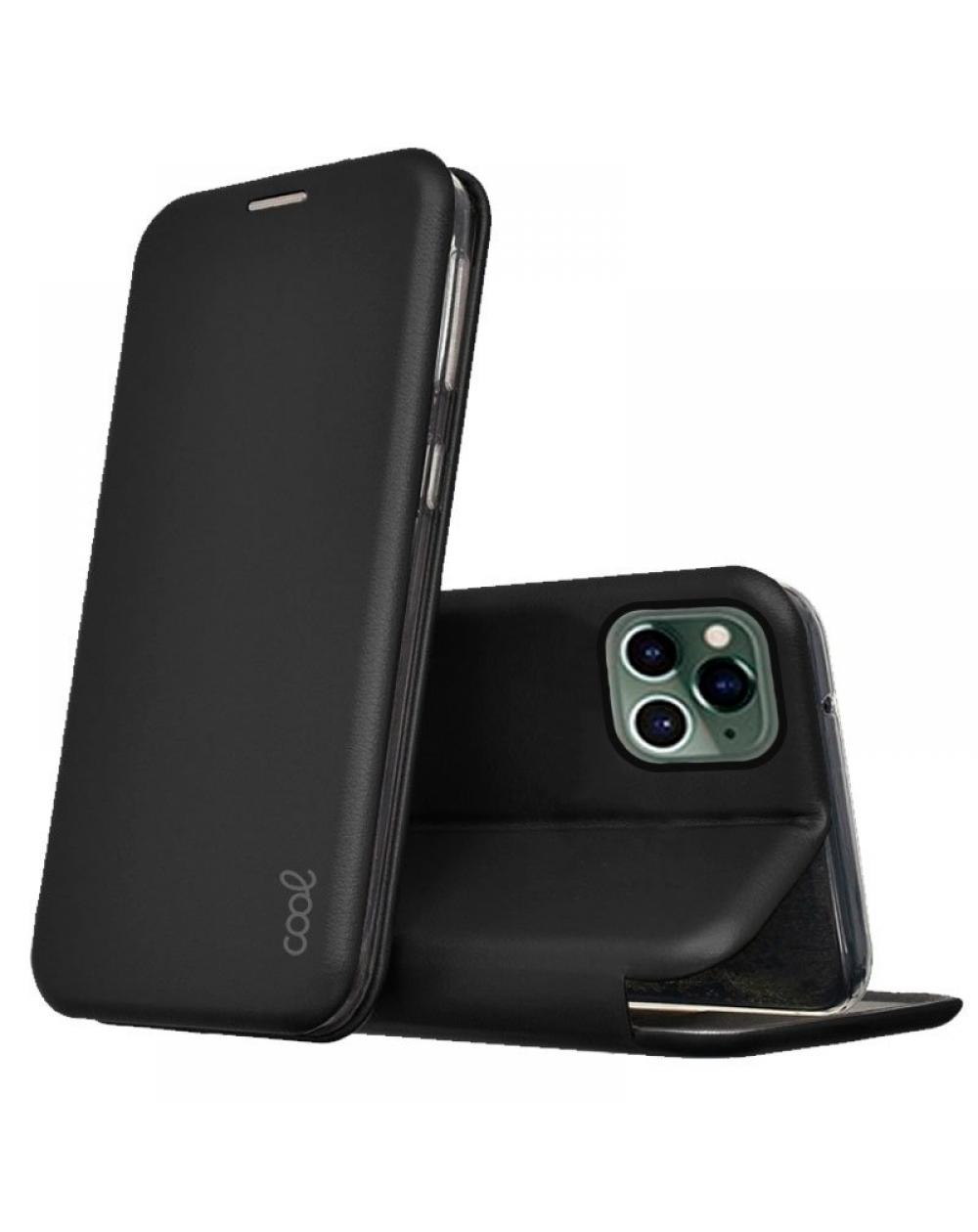 Funda COOL Flip Cover para iPhone 14 Pro Elegance Negro