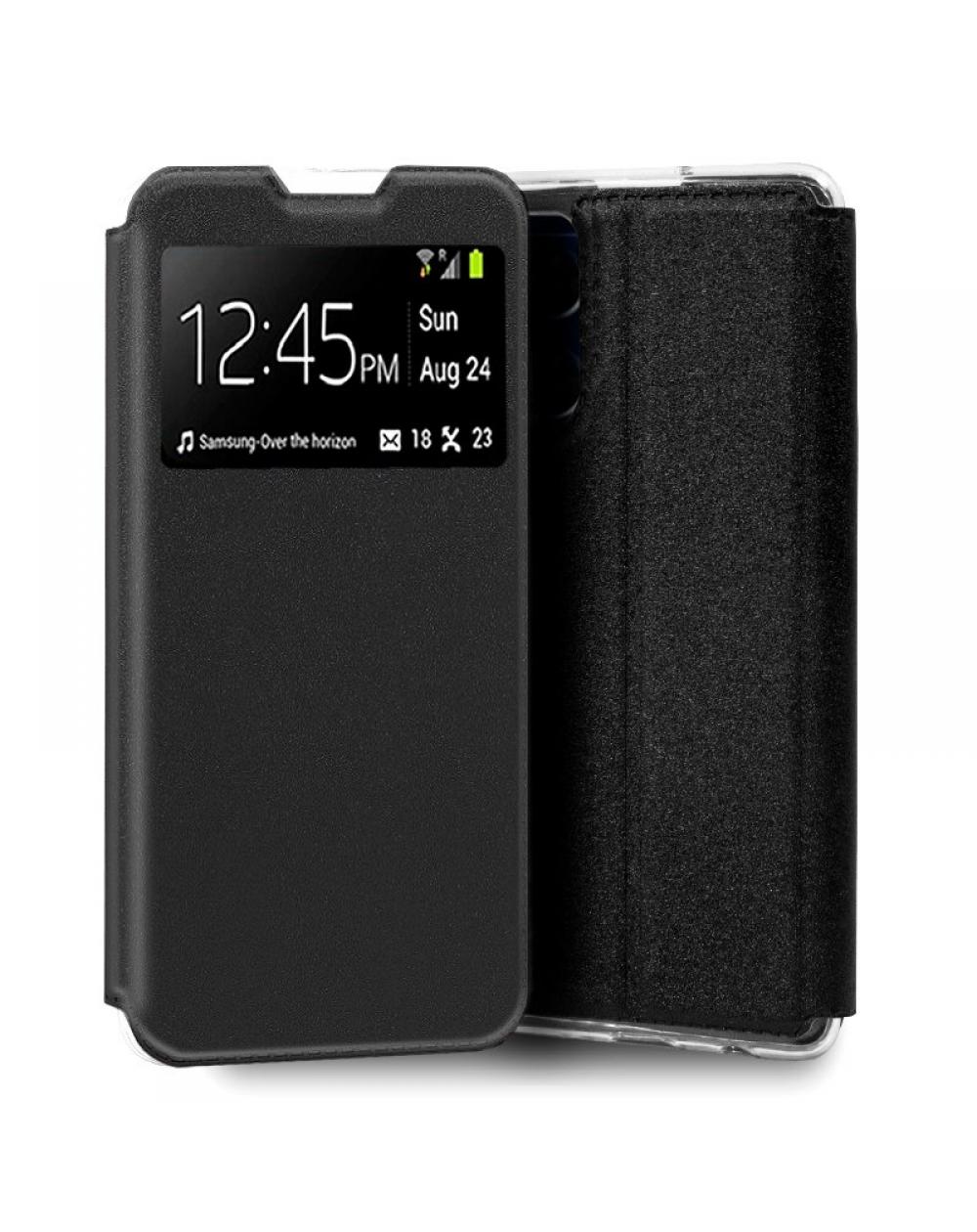 Funda COOL Flip Cover para Oppo Find X5 Lite Liso Negro