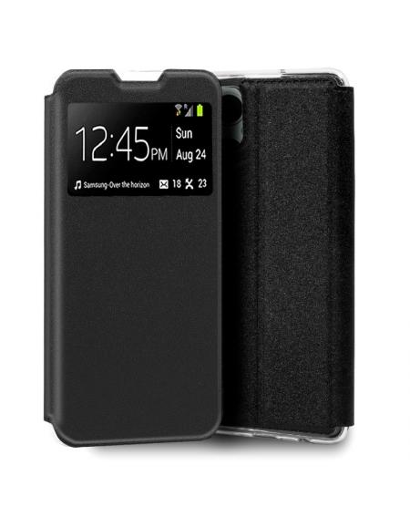 Funda COOL Flip Cover para Oppo Reno 8 Lite 5G Liso Negro