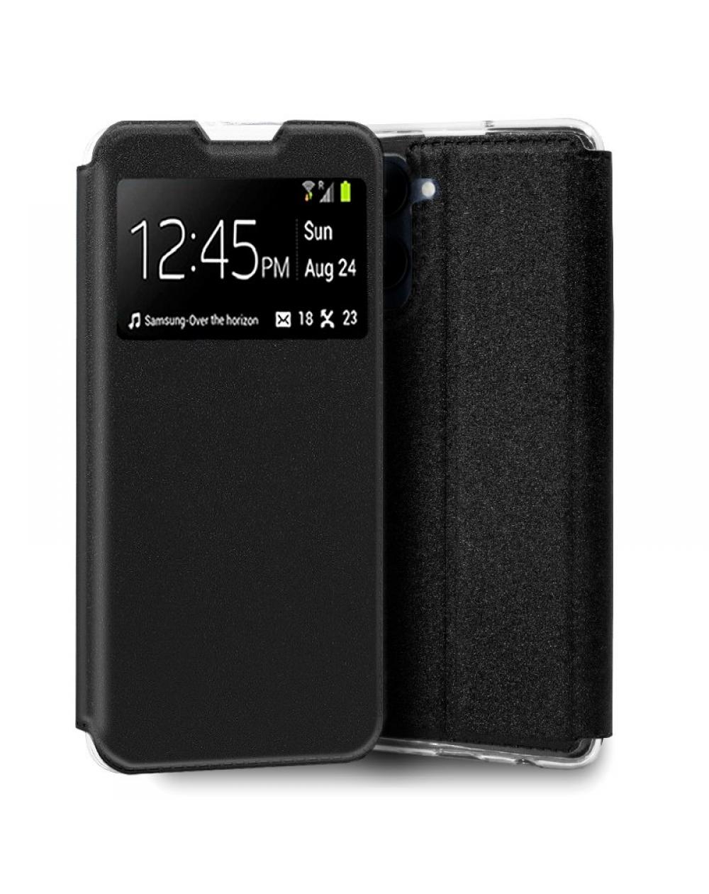 Funda COOL Flip Cover para Realme C33 Liso Negro