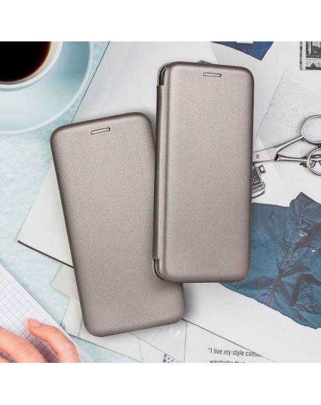 Funda COOL Flip Cover para Samsung A136 Galaxy A13 5G / A04s Elegance Plata