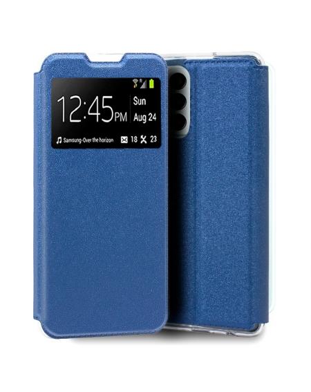 Funda COOL Flip Cover para Samsung M135 Galaxy M13 / A23 5G Liso Azul