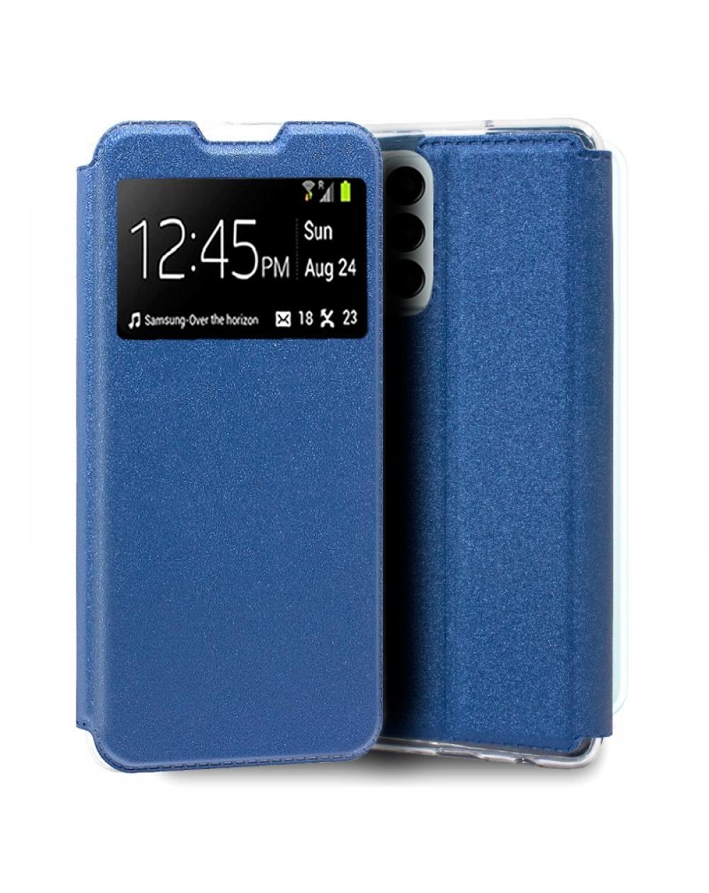 Funda COOL Flip Cover para Samsung M135 Galaxy M13 / A23 5G Liso Azul