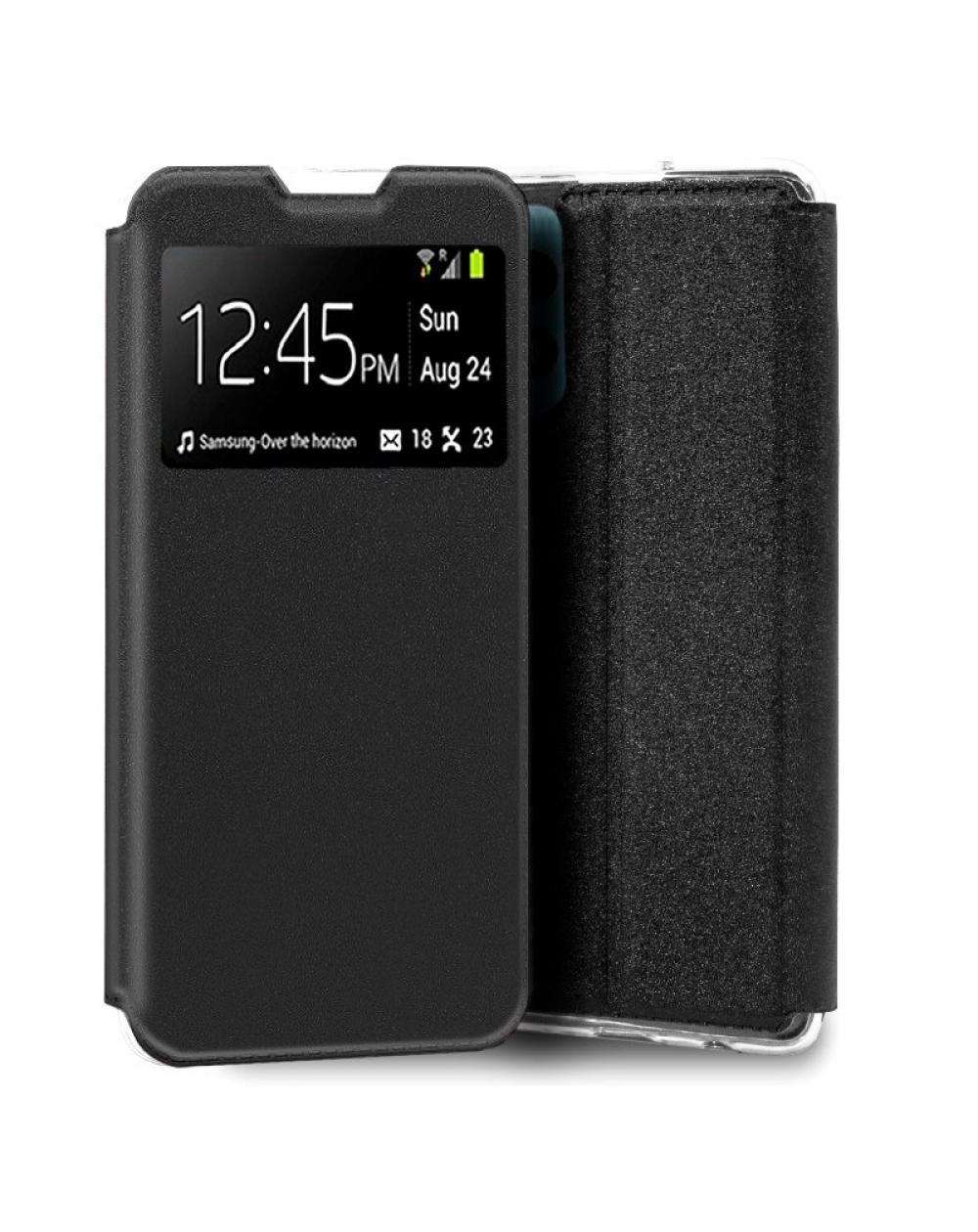 Funda COOL Flip Cover para TCL 305i Liso Negro