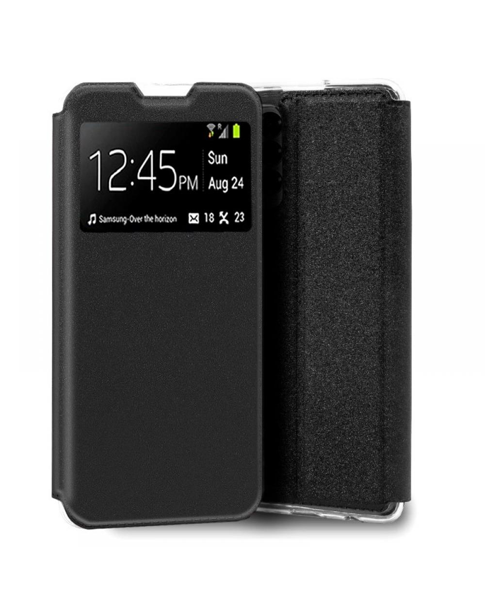 Funda COOL Flip Cover para ZTE Blade V40 Vita / Blade A72 Liso Negro