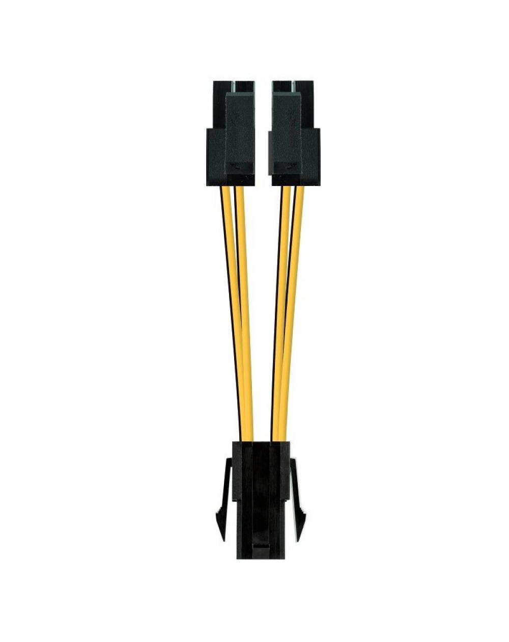Cable de Alimentación Microprocesador Nanocable 10.19.1401/ Molex -4+4 PIN Macho - Molex 4 PIN Hembra/ 15cm - Imagen 1