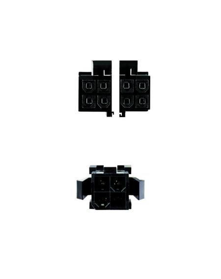 Cable de Alimentación Microprocesador Nanocable 10.19.1401/ Molex -4+4 PIN Macho - Molex 4 PIN Hembra/ 15cm - Imagen 2