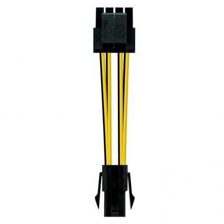 Cable de Alimentación Microprocesador Nanocable 10.19.1401/ Molex -4+4 PIN Macho - Molex 4 PIN Hembra/ 15cm - Imagen 3