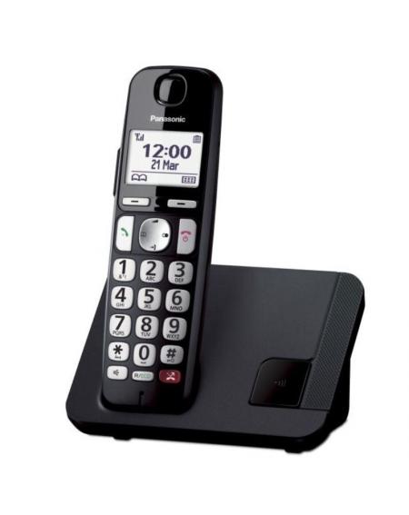 Teléfono Inalámbrico Panasonic KX-TGE250SPB/ Negro