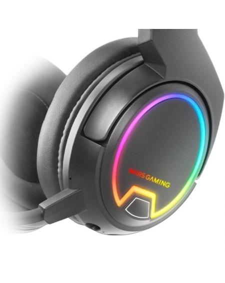 Auriculares Inalámbricos Gaming con Micrófono Mars Gaming MHW100/ Jack 3.5/ Negros