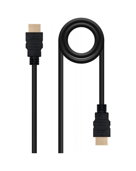 Cable HDMI 1.3b Nanocable 10.15.0302/ HDMI Macho - HDMI Macho/ 1.8m/ Negro - Imagen 2