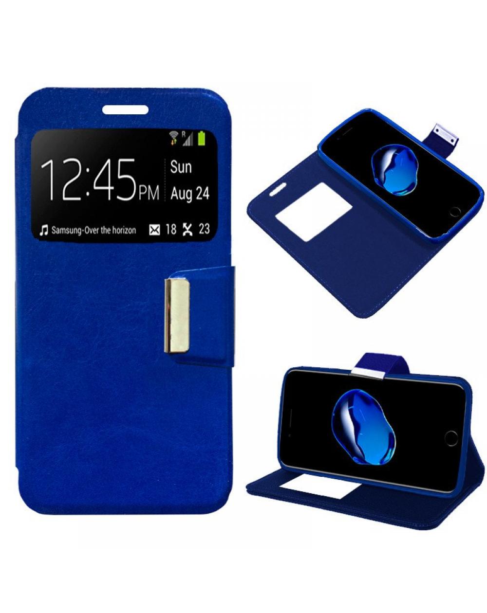 Funda COOL Flip Cover para iPhone 7 Plus / iPhone 8 Plus Liso Azul