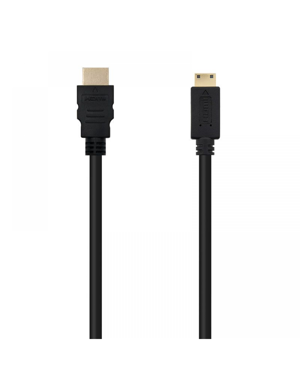 Cable HDMI Nanocable 10.15.0902/ HDMI Macho - Mini HDMI Macho/ 1.8m/ Negro - Imagen 1